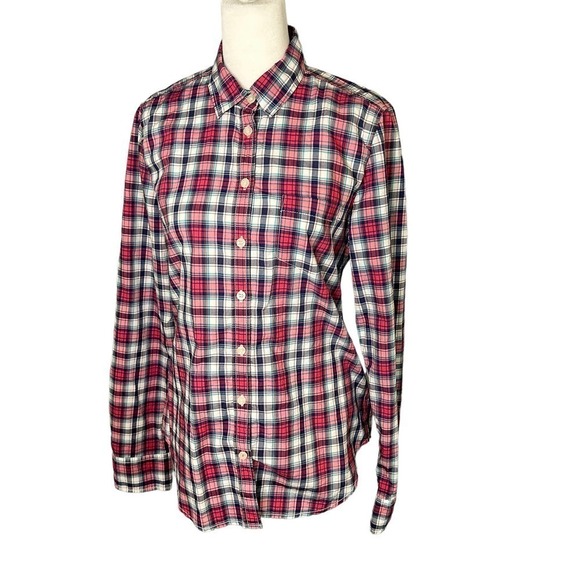AMERICAN Eagle Classic Prep Fit Plaid Button Down Size Small - Picture 1 of 7